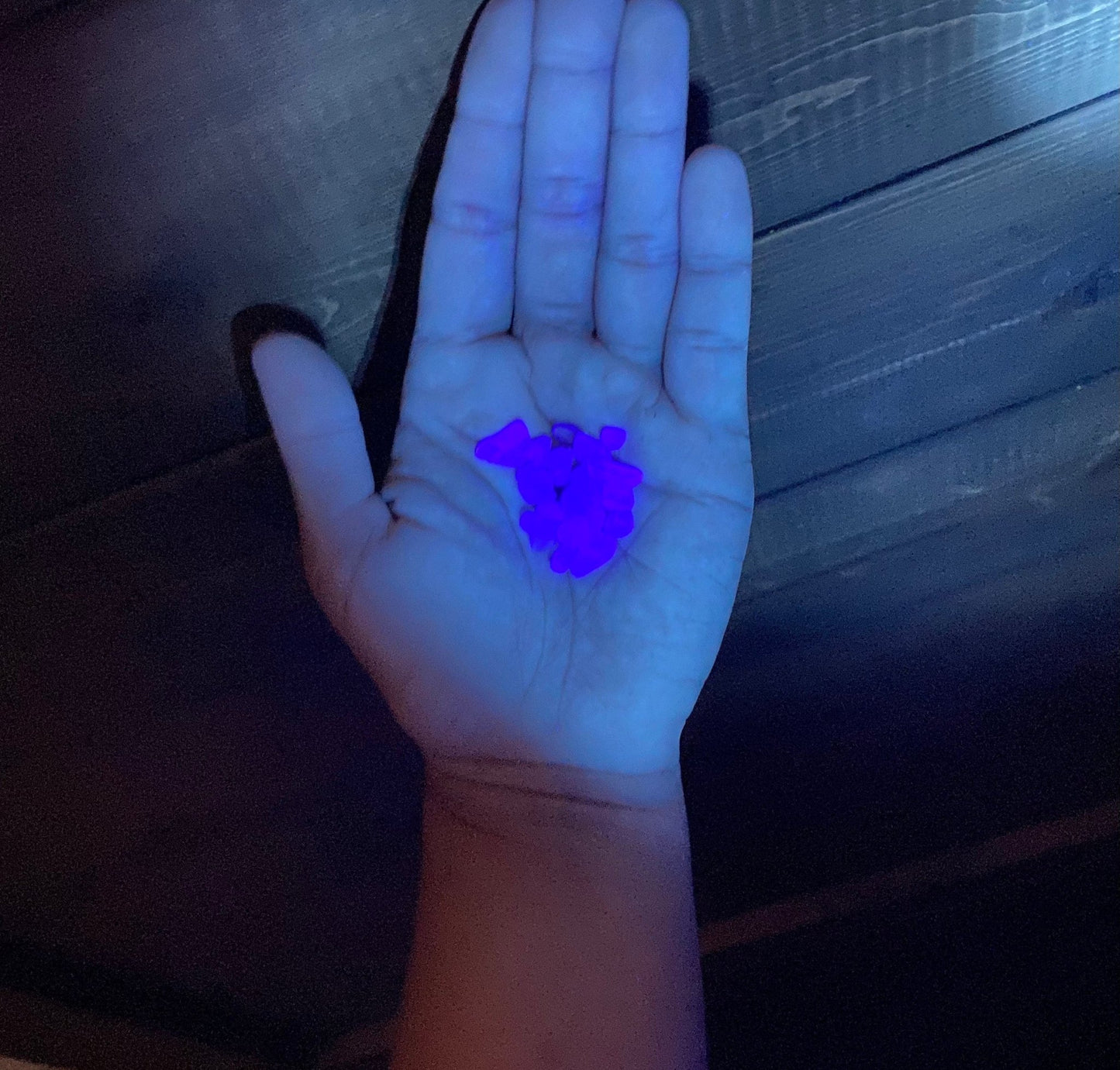Rainbow Fluorite Chips - Purple Door Alchemy