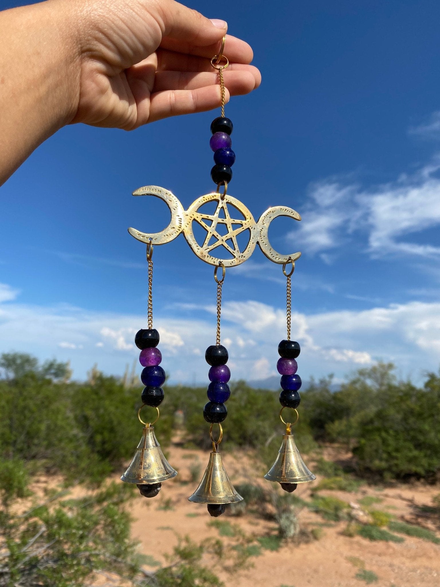 Triple Moon Bells - Purple Door Alchemy