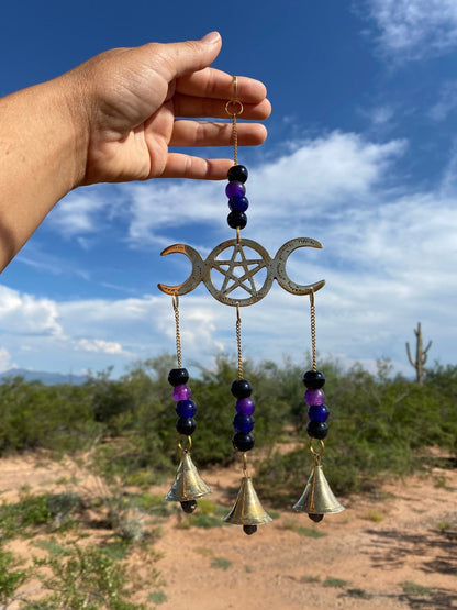 Triple Moon Bells - Purple Door Alchemy